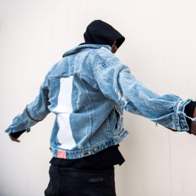 Vintage Distressed Denim Jacket