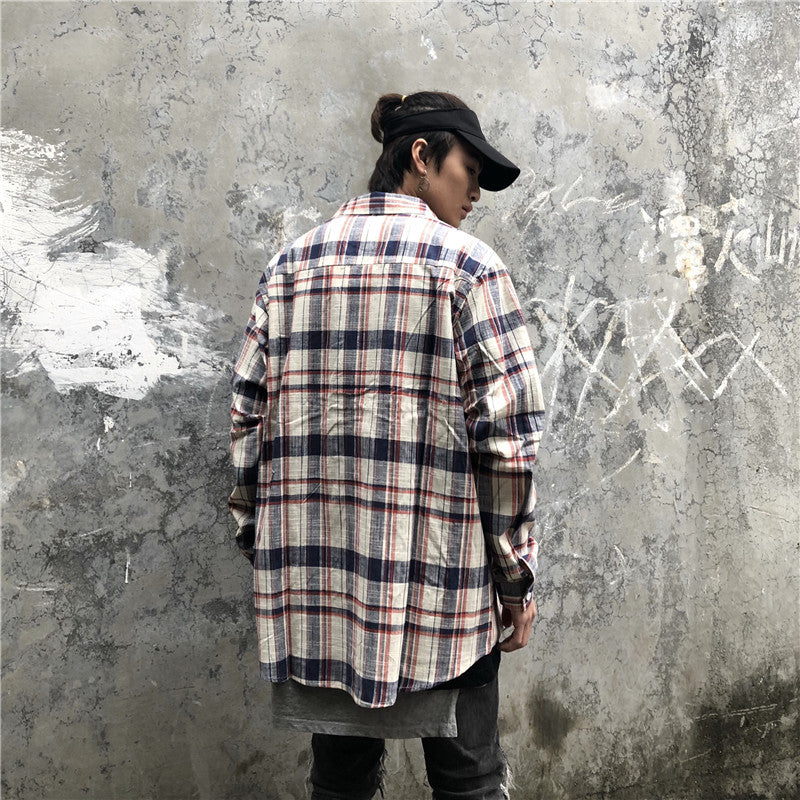 Hem Plaid Shirt