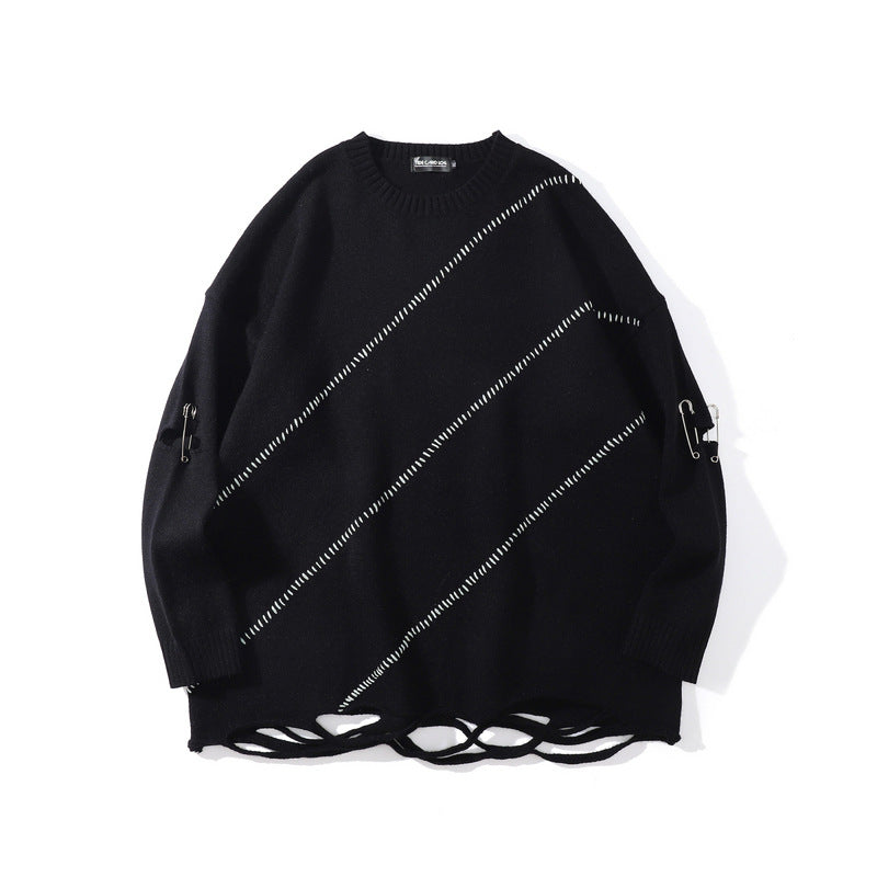 Distressed Diablo Funeral Sweater